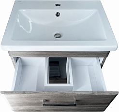 Style Line Тумба под раковину Лотос 60 подвесная сосна лофт – фотография-5